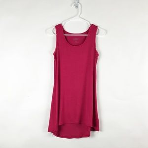 LOGO Lori Goldstein Pink Tunic Tank XXS